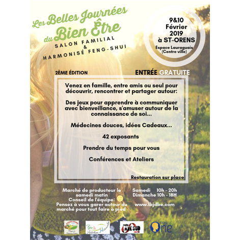 Informations pratiques sur le salon "Les belles journées du bien-être" à Saint-Orens